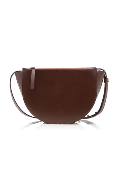 Shop Wandler Billy Leather Bag In Brown