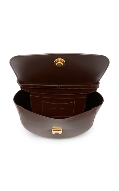 Shop Wandler Billy Leather Bag In Brown