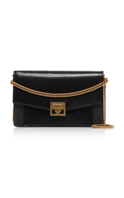 Shop Givenchy Gv3 Small Leather Shoulder Bag In Multi