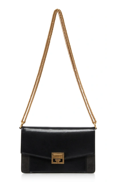 Shop Givenchy Gv3 Small Leather Shoulder Bag In Multi