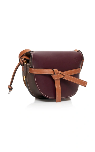 Shop Loewe Gate Small Leather Shoulder Bag In Multi