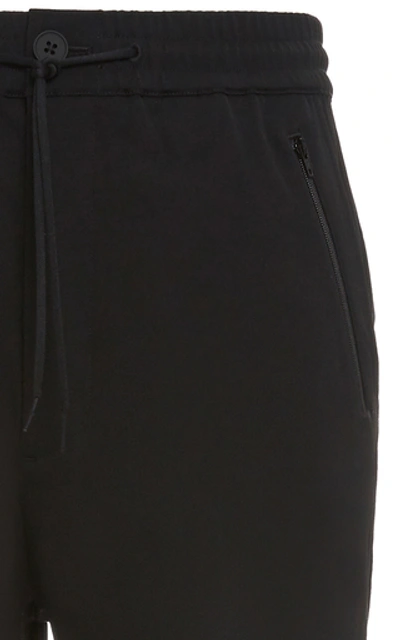 Shop Y-3 Wool-blend Straight-leg Pants In Black