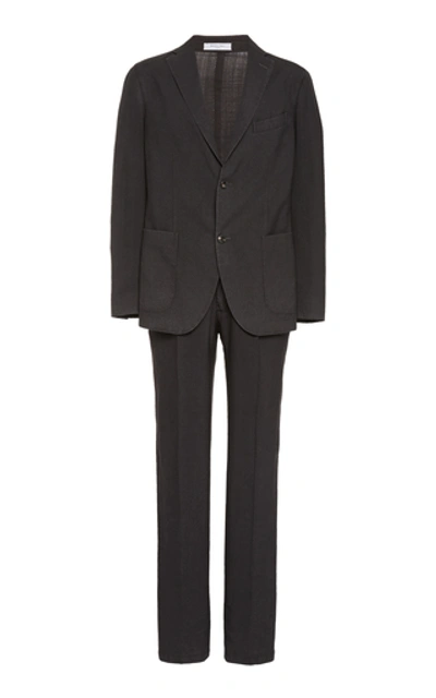 Shop Boglioli Slim-fit Virgin Wool Suit In Grey