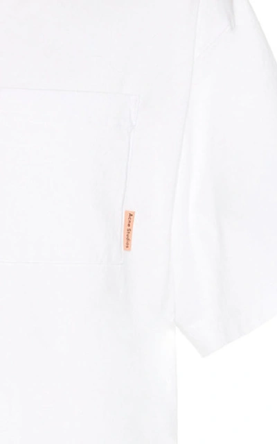 Shop Acne Studios Cotton Boxy Fit T-shirt In White