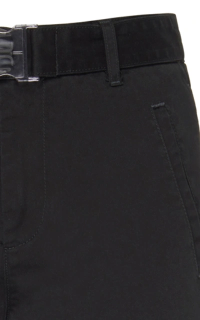 Shop Off-white Cotton Slim-fit Chino Pants In Black