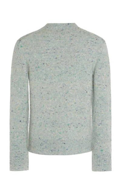 Shop Acne Studios Peele Wool And Cashmere Sweater In Green