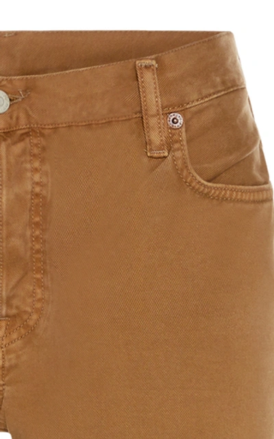 Shop Acne Studios River Caramel Twill Jeans In Brown