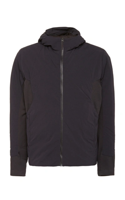 Shop Veilance Mionn Is Comp Hooded Nylon Jacket In Black