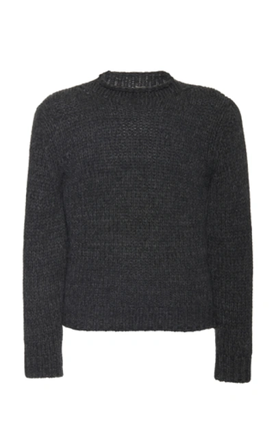 Shop Ralph Lauren Mouline Cashmere Sweater In Grey