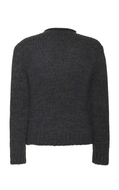 Shop Ralph Lauren Mouline Cashmere Sweater In Grey