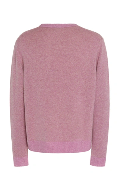 Shop Acne Studios Cashmere Sweater In Purple