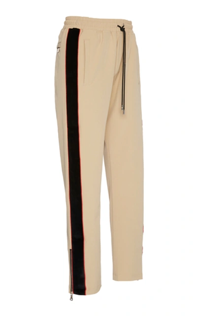 Shop Just Don Team X Army Nylon Track Pants In Neutral