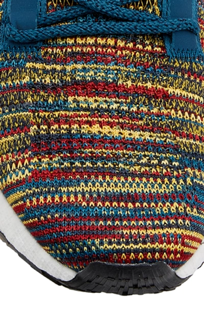 Shop Adidas X Missoni Pulseboost Hd Knit Low-top Sneakers In Yellow