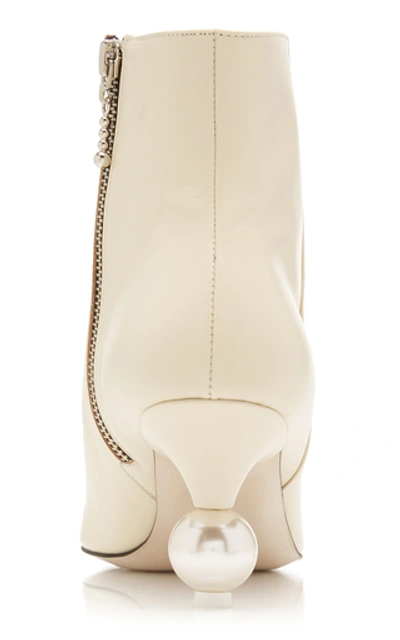 Shop Yuul Yie Exclusive Martina Leather Ankle Boots In White