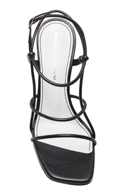 Shop Proenza Schouler Leather Heeled Sandals In Black