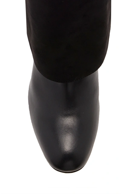Shop Stuart Weitzman Lucinda Convertible Mid-calf Boot In Black
