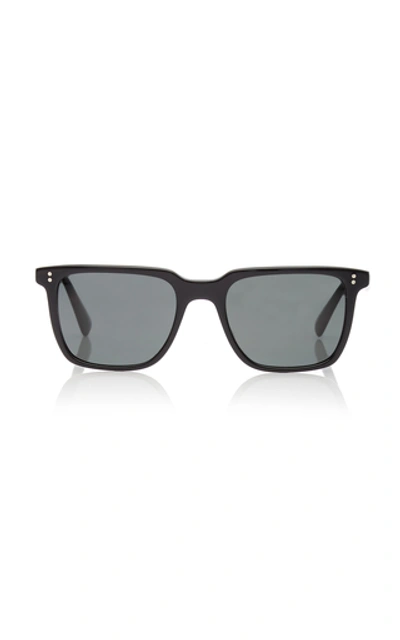 Shop Oliver Peoples Lachman Square-frame Acetate Sunglasses In Black