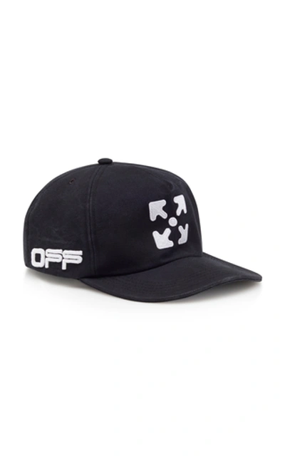 Shop Off-white Arrow Logo Baseball Cap In Black