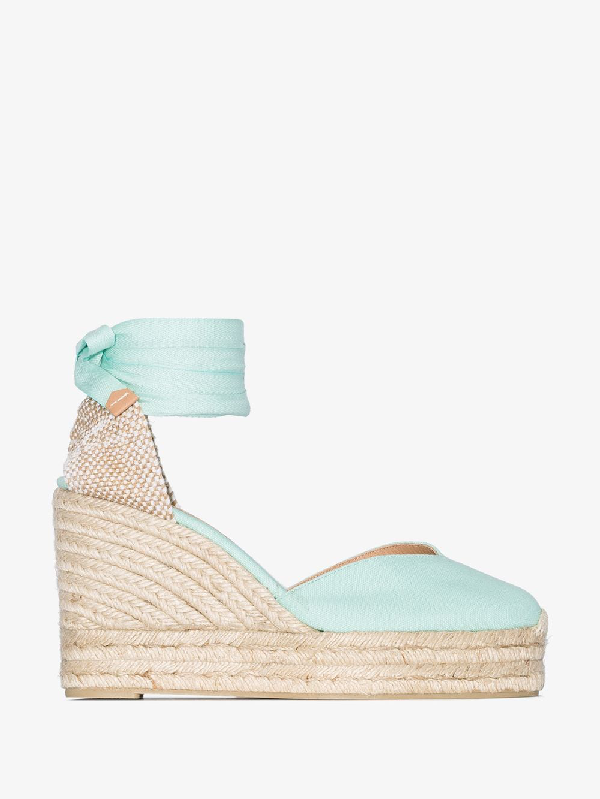 castañer chiara 80 canvas wedge espadrilles