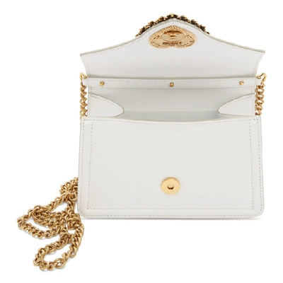 Shop Dolce & Gabbana Dolce And Gabbana White Small Devotion Bag In 80002 Bianc