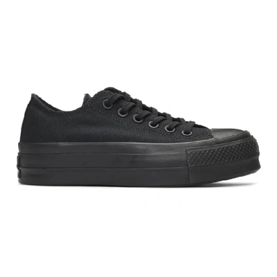 Shop Converse Black Chuck Taylor All Star Lift Clean Low Sneakers