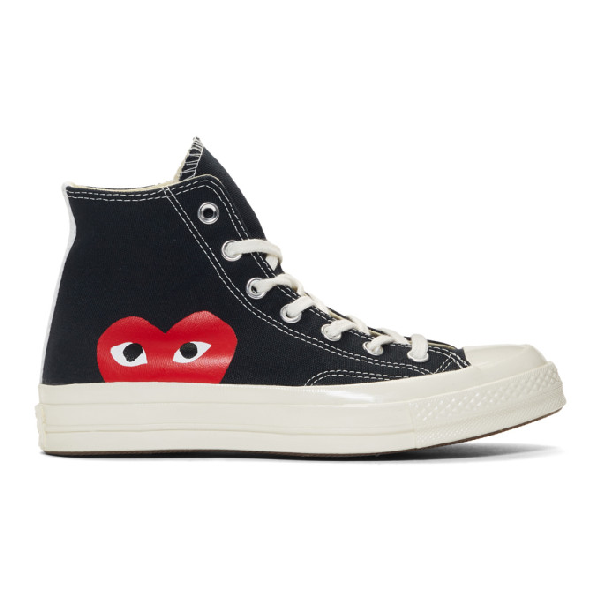 black high top converse heart