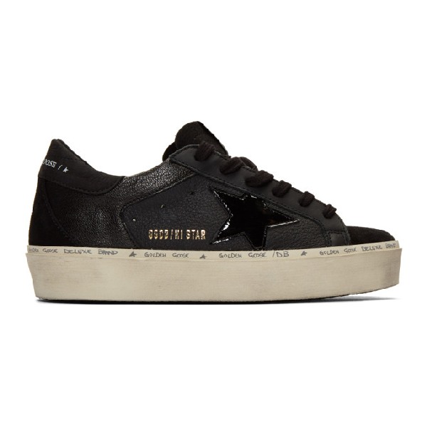 golden goose black hi star