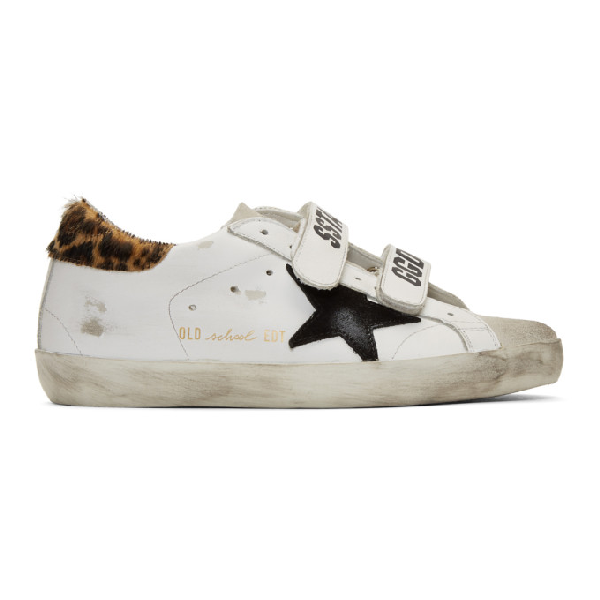 golden goose velcro sneakers