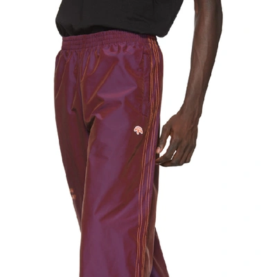 Shop Adidas Originals By Alexander Wang Purple You For E Yeah Exceed The Limit Track Pants In Multi