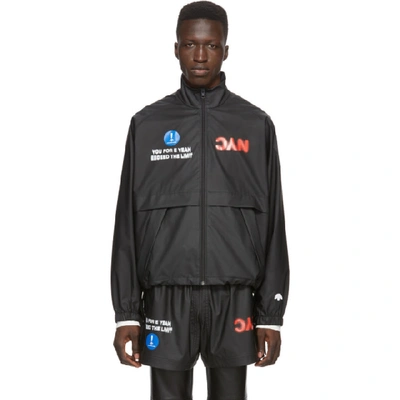 Shop Adidas Originals By Alexander Wang Black Aw Track Jacket