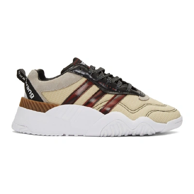 Adidas Originals By Alexander Wang Turnout Suede And Rubber-trimmed Ripstop  Sneakers In Multicolor | ModeSens