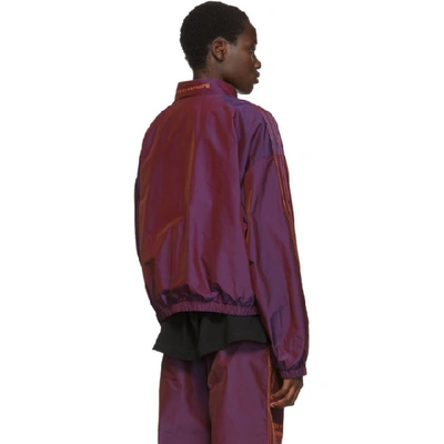 Adidas Originals By Alexander Wang Oversized Embroidered Printed Shell  Track Jacket In Dark Purple | ModeSens