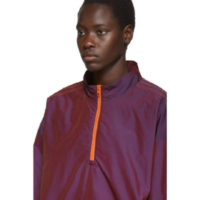 Shop Adidas Originals By Alexander Wang Purple You For E Yeah Exceed The Limit Track Pullover In Multi Color