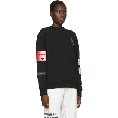 Adidas Originals By Alexander Wang Adidas By Alexander Wang Flex2club Crew  Neck Sweater In Black | ModeSens