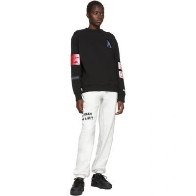 Shop Adidas Originals By Alexander Wang Black Flex2club Sweatshirt