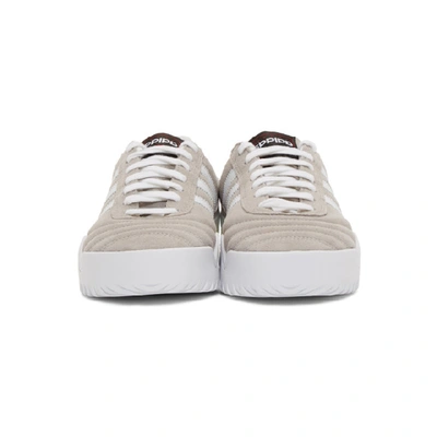 Shop Adidas Originals By Alexander Wang Taupe B-ball Soccer Sneakers In Cleargranit
