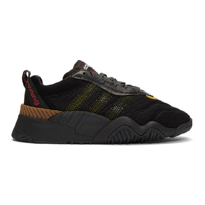 Shop Adidas Originals By Alexander Wang Black Turnout Sneakers In Blkyellbrwn