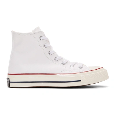 Shop Converse White Chuck 70 High Sneakers In White/garnet/egret