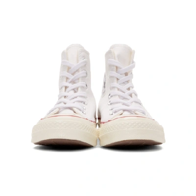 Shop Converse White Chuck 70 High Sneakers In White/garnet/egret