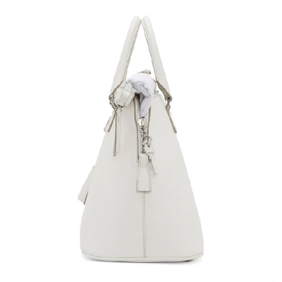 Shop Maison Margiela White Large 5ac Bag In H7736 White