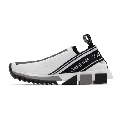 Shop Dolce & Gabbana White Sorrento Trainers In White/black