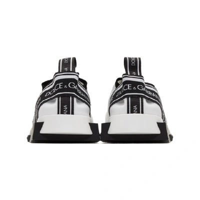 Shop Dolce & Gabbana White Sorrento Sneakers In White/black