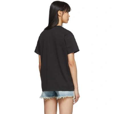 Shop R13 Black Sell Your Soul Boy T-shirt In Washed Blk