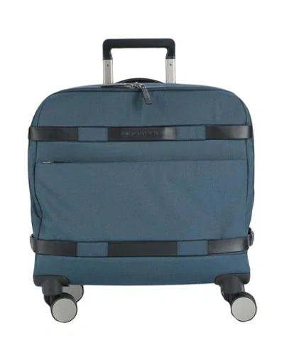 Shop Piquadro Luggage In Deep Jade