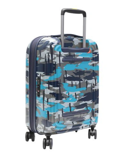 Shop Mandarina Duck Luggage In Azure