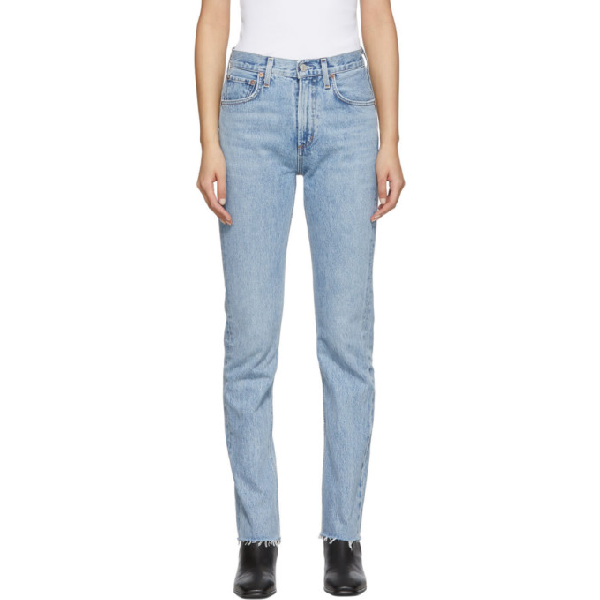 agolde cherie high rise straight jeans
