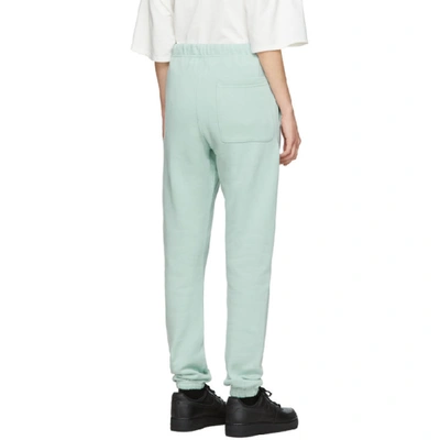 Shop Essentials Blue Fleece Lounge Pants In Ether