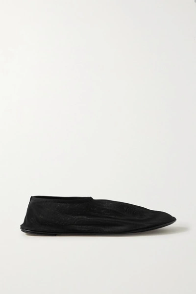 Shop The Row Mesh Slippers In Black