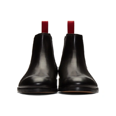 Shop Paul Smith Black Crown Chelsea Boots In 79 Black