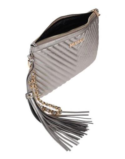 Shop Mia Bag Handbag In Platinum